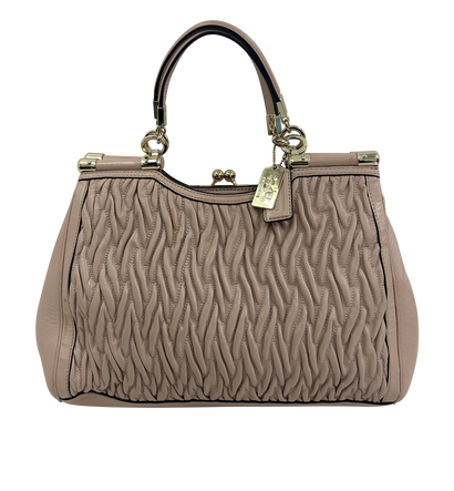 Madison, 240&euro;, Bolso, Rosa, Animal - Piel, Vista frontal