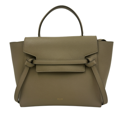 Belt Bag, 860€, Bolso, Beige, Animal - Piel, Vista frontal