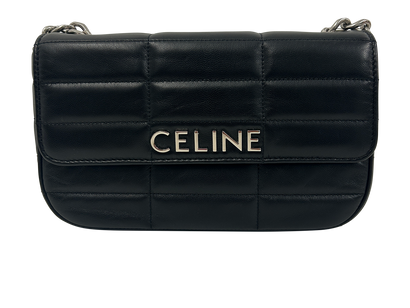 Monograma Logo Chain, 1.700&euro;, Bolso, Negro, Animal - Piel, Vista frontal