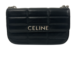 Monograma Logo Chain,Napa,Negro, SU3292,3*