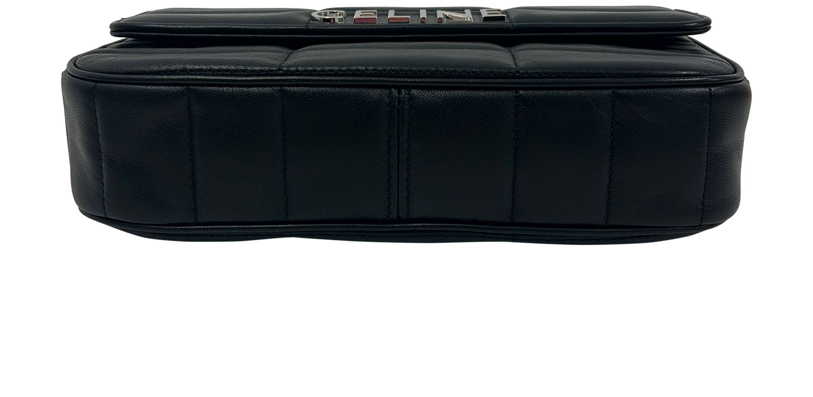 Monograma Logo Chain, 1.700&euro;, Bolso, Negro, Animal - Piel, Vista superior