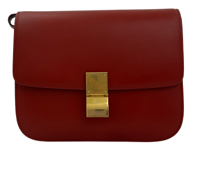 Classic Box, 1.400&euro;, Bolso, Rojo, Animal - Piel, Vista frontal