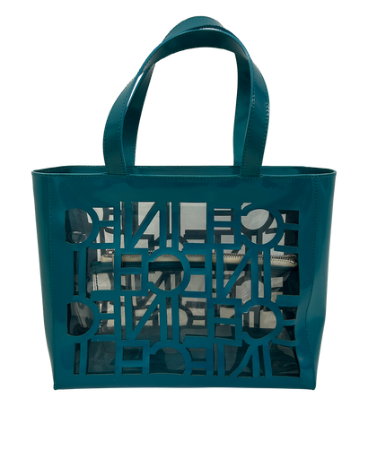 Tote Small Acrílico Logo, 220&euro;, Bolso, Verde, Plástico - Acrílico, Vista frontal