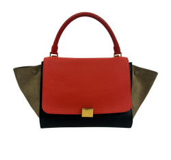 Trapeze Mediano,Piel,Rojo/Beige/Negro,ICU0164,Correa,,DB,3*