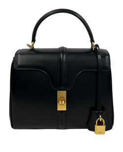 Sac 16, Piel, Negro,4, Strap, Candado, Llaves,1274
