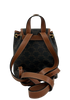 Mochila Folco Mini Triomphe, 690&euro;, Bolso, Marrón, Canvas - General, Vista trasera