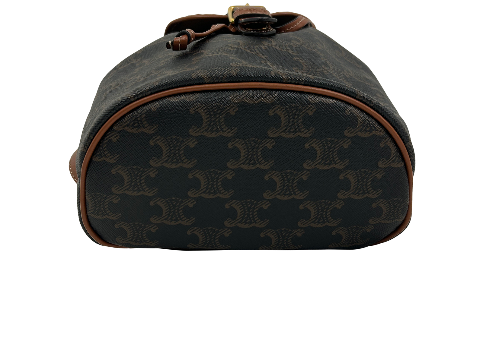Mochila Folco Mini Triomphe, 690&euro;, Bolso, Marrón, Canvas - General, Vista superior