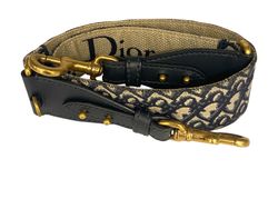 Christian Dior Bandolera Ajustable, Canvas, Diorisimo, Azul,2