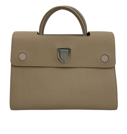 Diorever, 690€, Bolso, Beige, Animal - Piel, Vista frontal