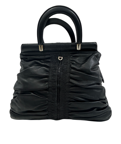 Karenina, 620&euro;, Bolso, Negro, Animal - Piel, Vista frontal