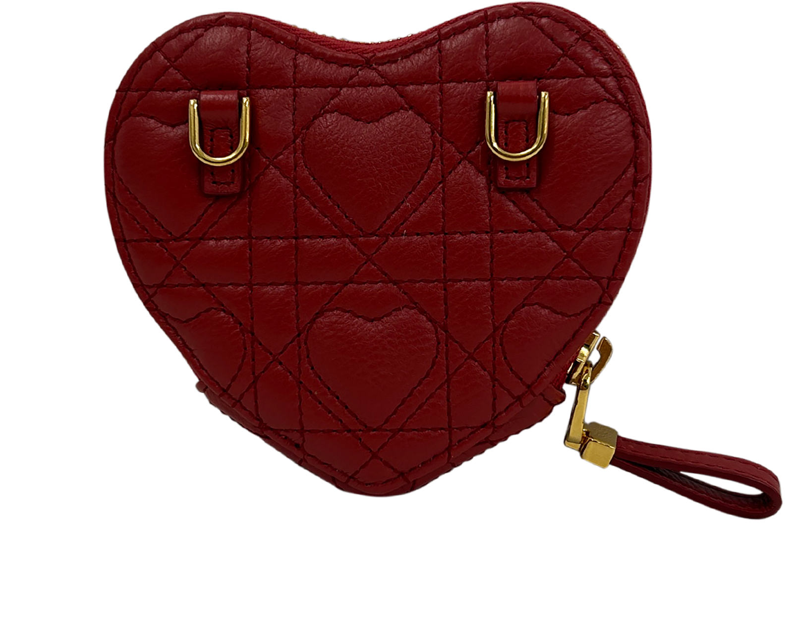 Crossbody Corazón, 640&euro;, Bolso, Rojo, Animal - Piel, Vista trasera