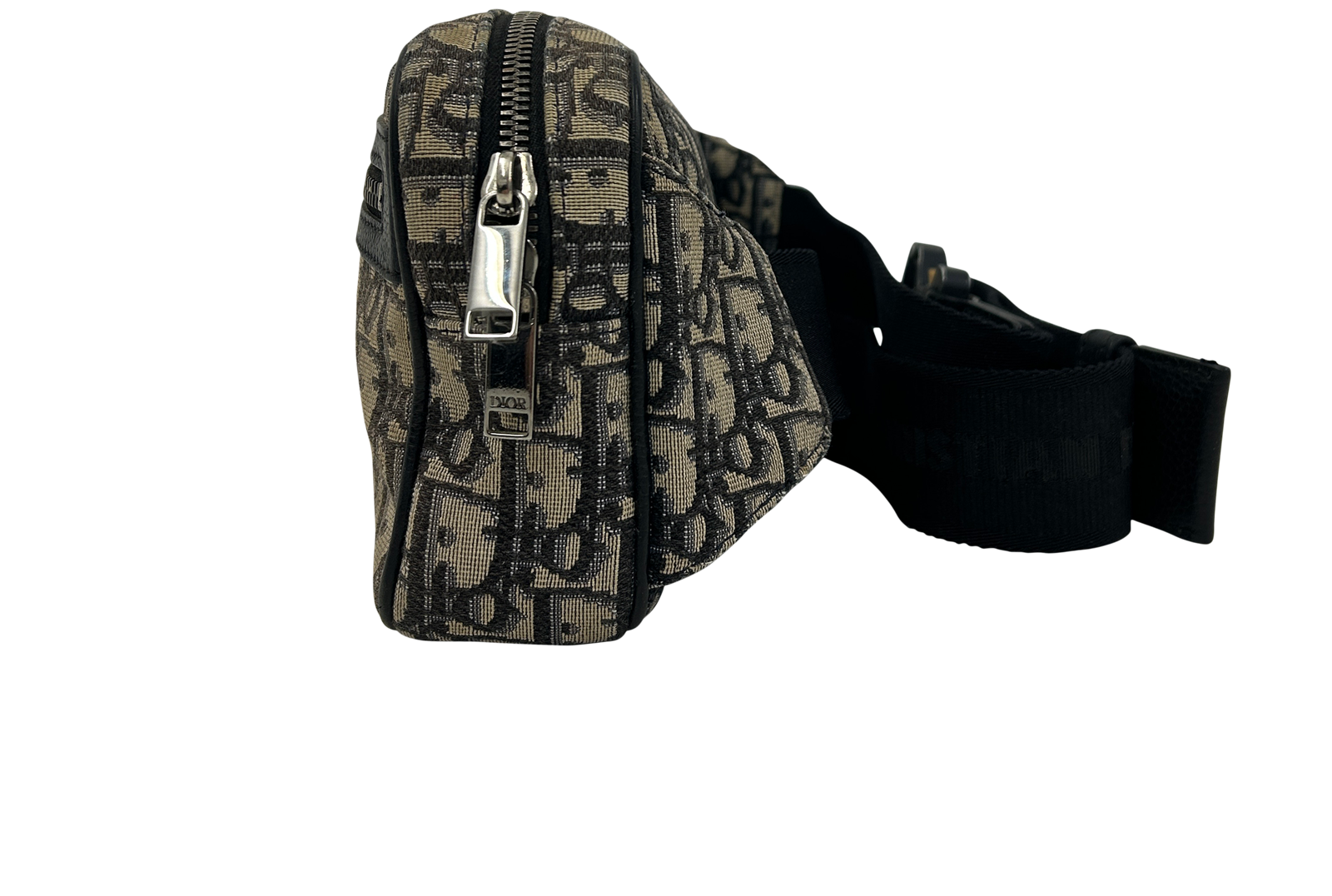 Riñonera Oblique, 420&euro;, Bolso, Azul/Beige, Tejido - General, Vista inferior