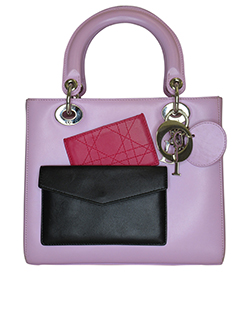 Lady Dior Special Edition Pockets, Piel, Lila,01-BO-0174,3
