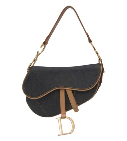 Saddle, 1.300&euro;, Bolso, Azul, Textil - Denim, Vista frontal