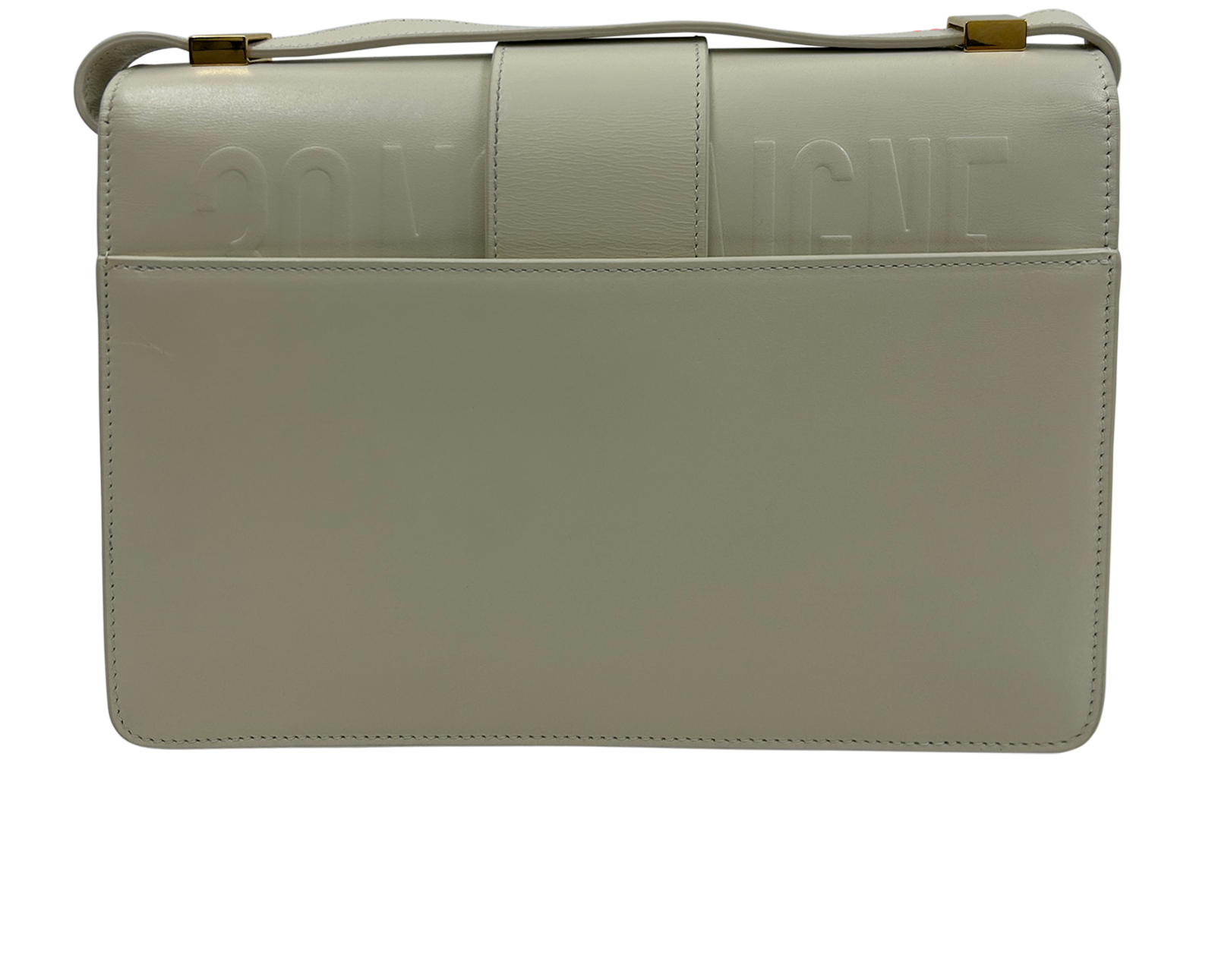 Montaigne, 2.100&euro;, Bolso, Blanco, Animal - Piel, Vista trasera