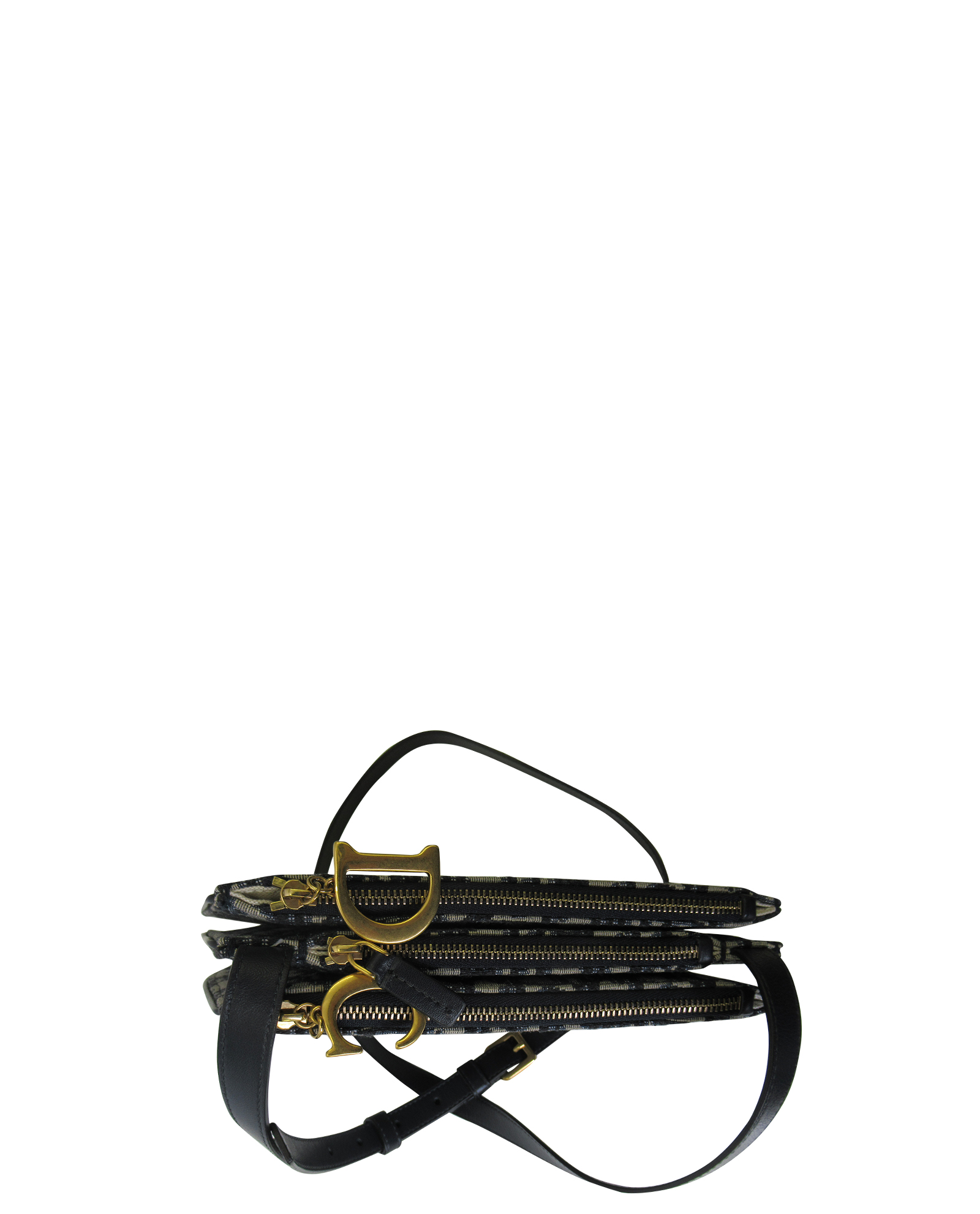 Pochette/Bandolera Saddle Oblique, 775&euro;, Azul, Animal - Piel, Vista interior