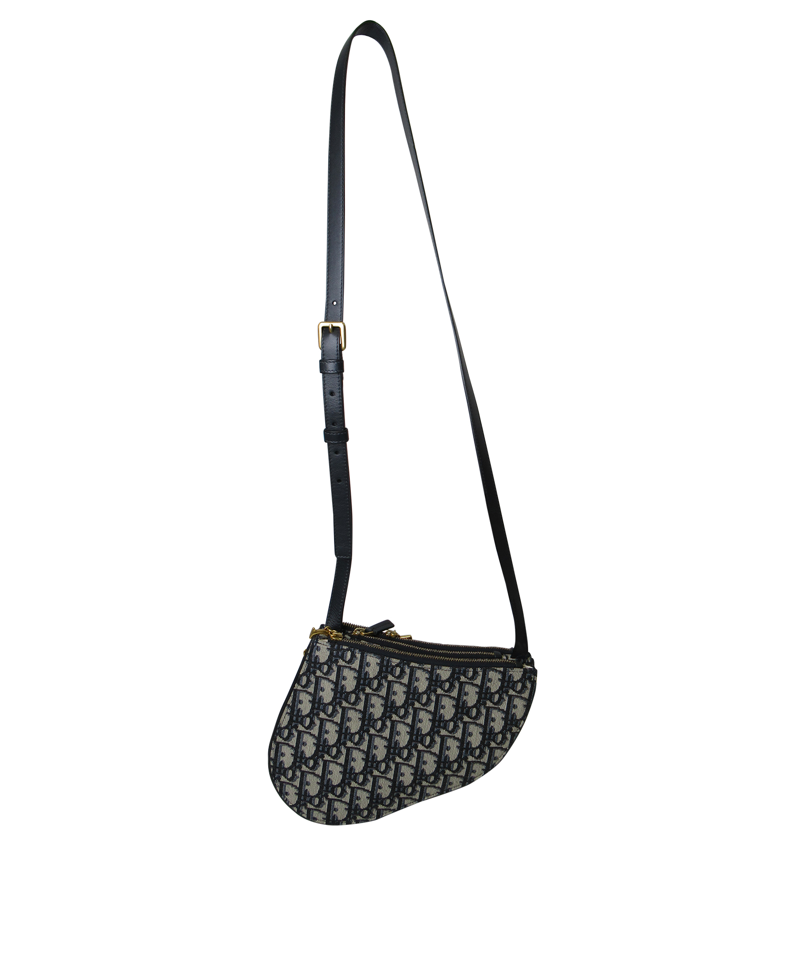 Pochette/Bandolera Saddle Oblique, 775&euro;, Azul, Animal - Piel, Otros tipos de vista