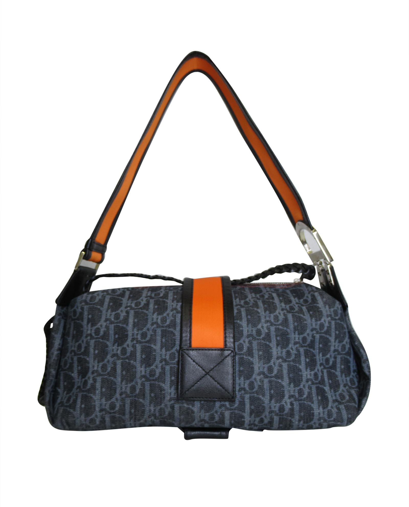 Flight East West Tote, 350&euro;, Bolso, Azul/Naranja, Vista trasera