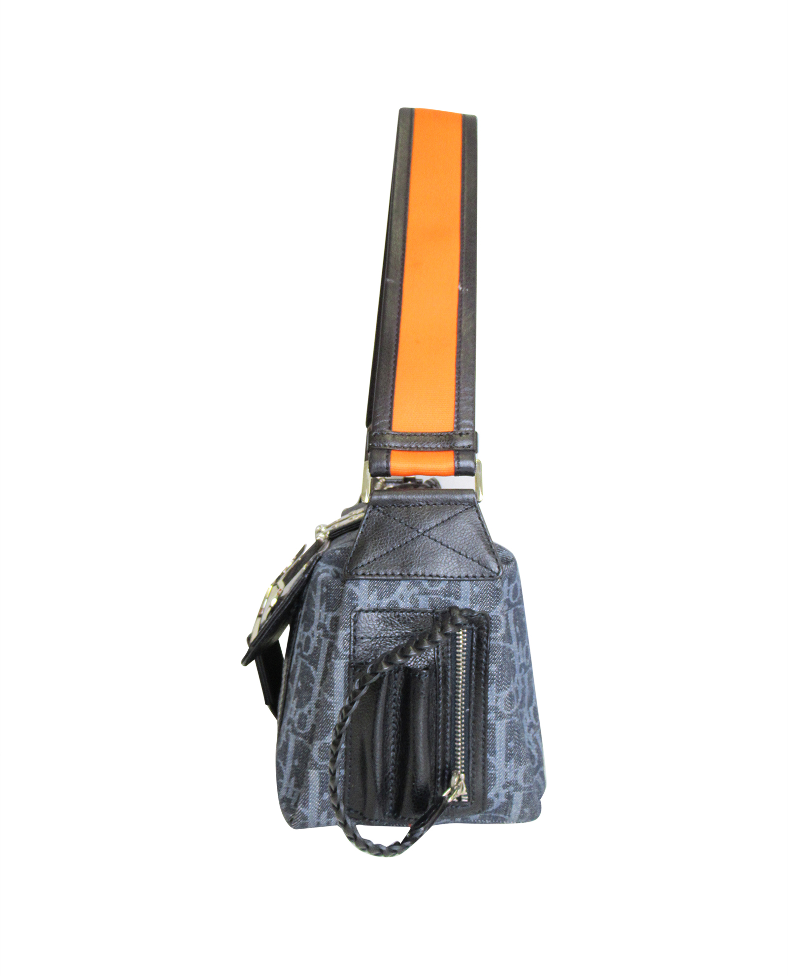 Flight East West Tote, 350&euro;, Bolso, Azul/Naranja, Vista inferior