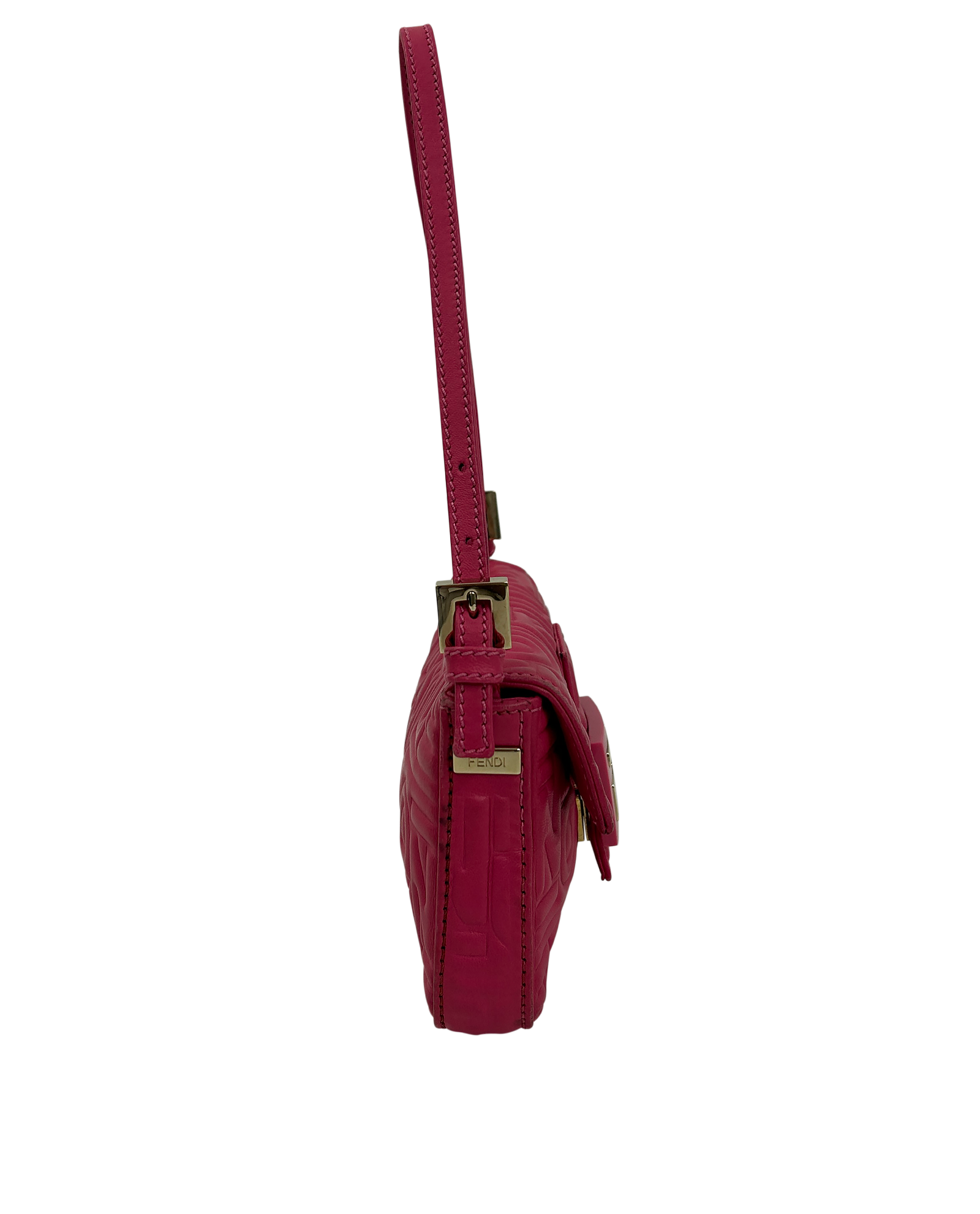Baguette, 720&euro;, Bolso, Rosado, Animal - Piel, Vista lateral