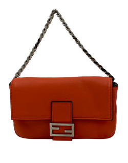 Micro Bolso, Piel, Naranja,4, DB, BOX, 0354