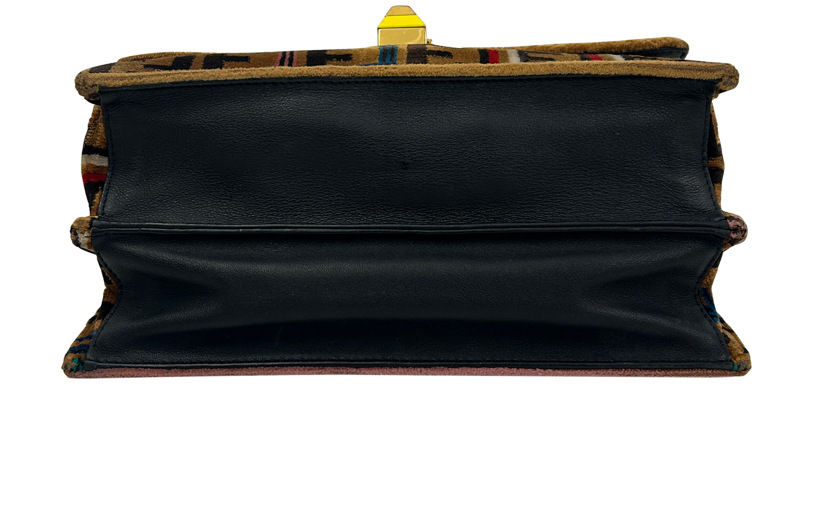 Kan I, 1.500&euro;, Bolso, Marrón, Textil - Terciopelo, Vista superior