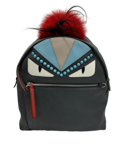 Monster Backpack,Nylon,Gris/Azul/Rojo,8BZ035,DB,2*