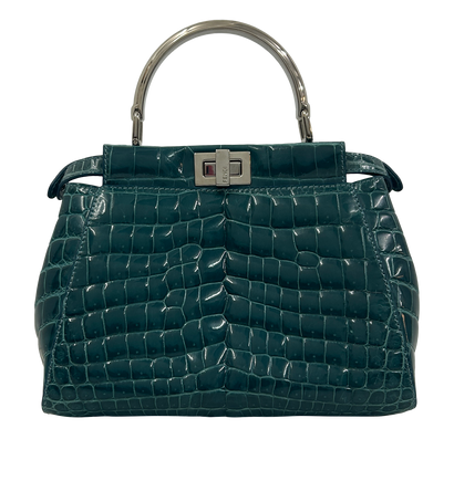 Peekabbo Mini, 6.500€, Bolso, Verde, Animal - Cocodrilo, Vista frontal
