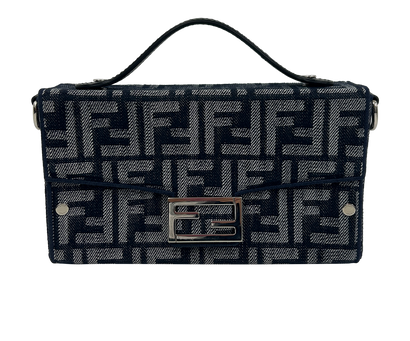 Zucca Soft Trunk, 980&euro;, Bolso, Azul, Textil - Denim, Vista frontal