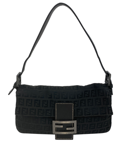 Baguette Solapa, 450&euro;, Bolso, Negro, Tejido - General, Vista frontal