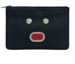 Clutch, Piel, Negro,7N0078,DB,3*