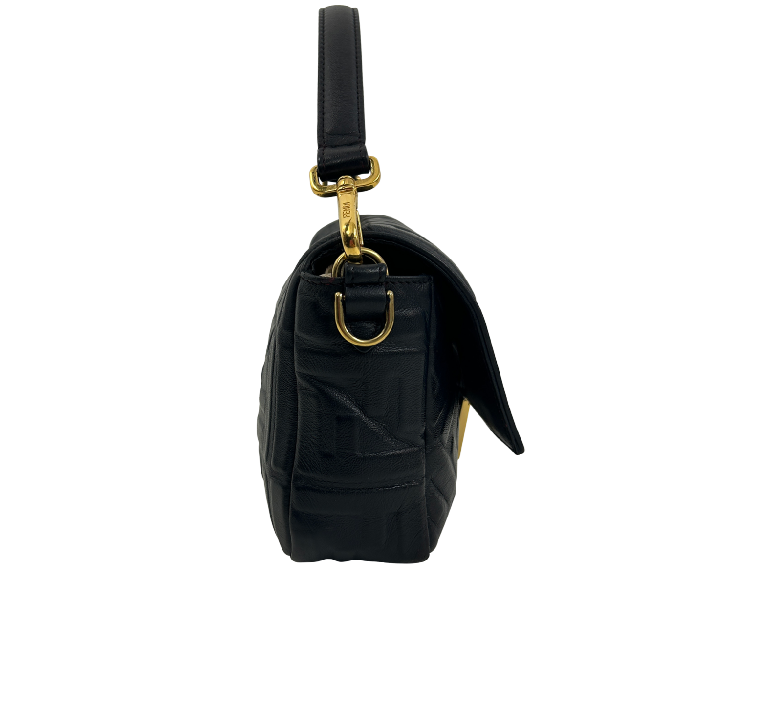 Baguette, 1.400&euro;, Bolso, Azul, Animal - Piel, Vista lateral