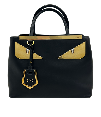 2 Jour, 820&euro;, Bolso, Negro, Animal - Piel, Vista frontal