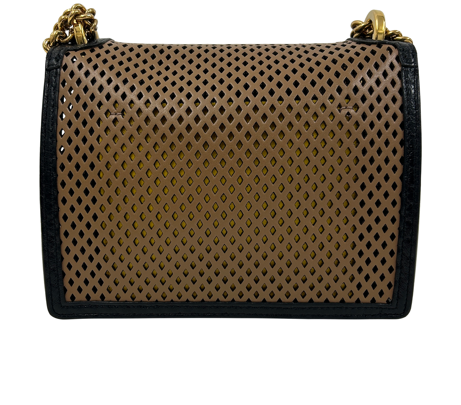 Kan U, 680&euro;, Bolso, Marrón/Negro, Animal - Piel, Vista trasera