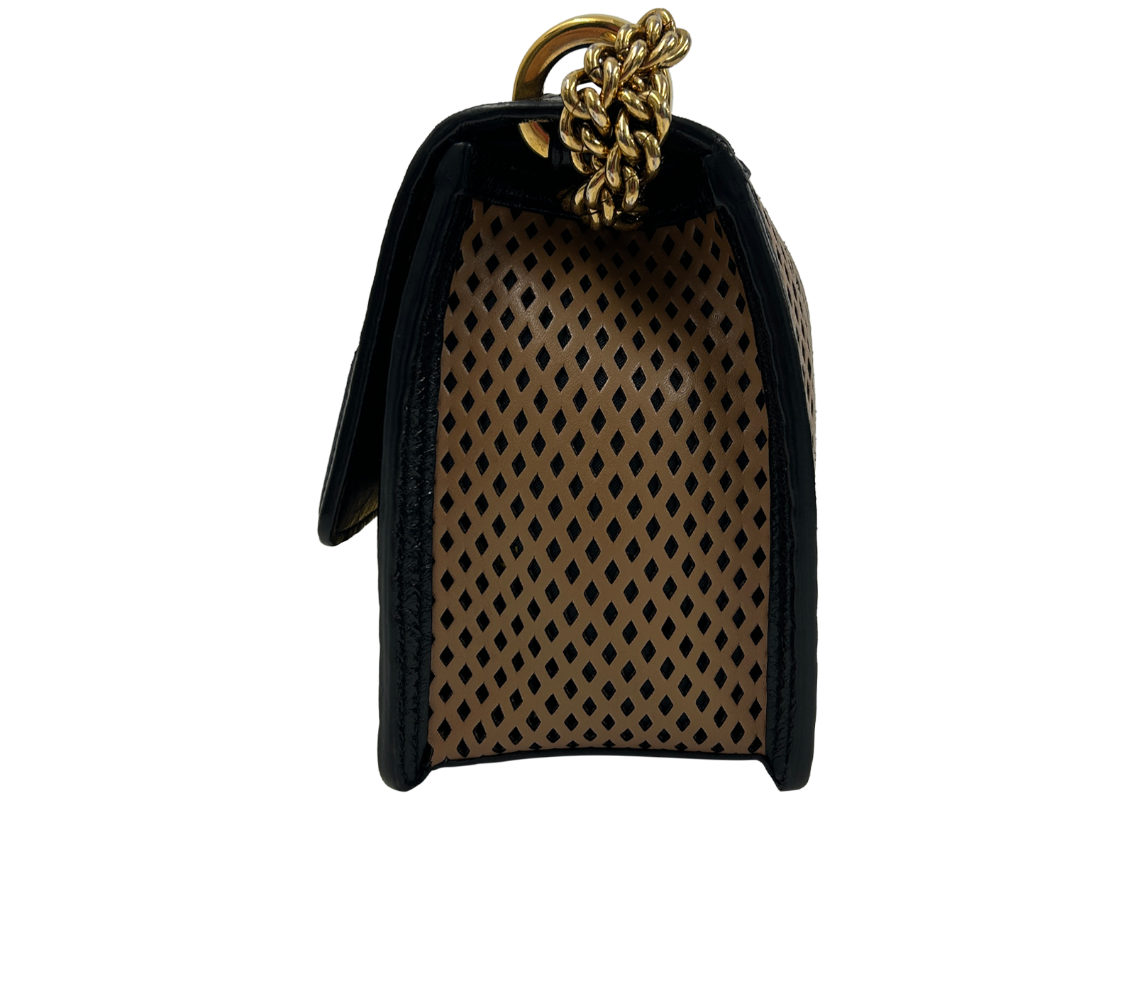 Kan U, 680&euro;, Bolso, Marrón/Negro, Animal - Piel, Vista inferior