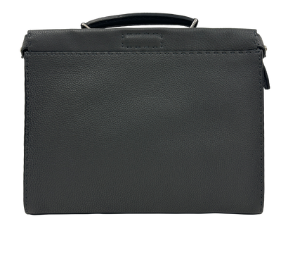 Maletín Hombre Selleria, 1.050&euro;, Bolso, Gris, Animal - Piel, Vista frontal