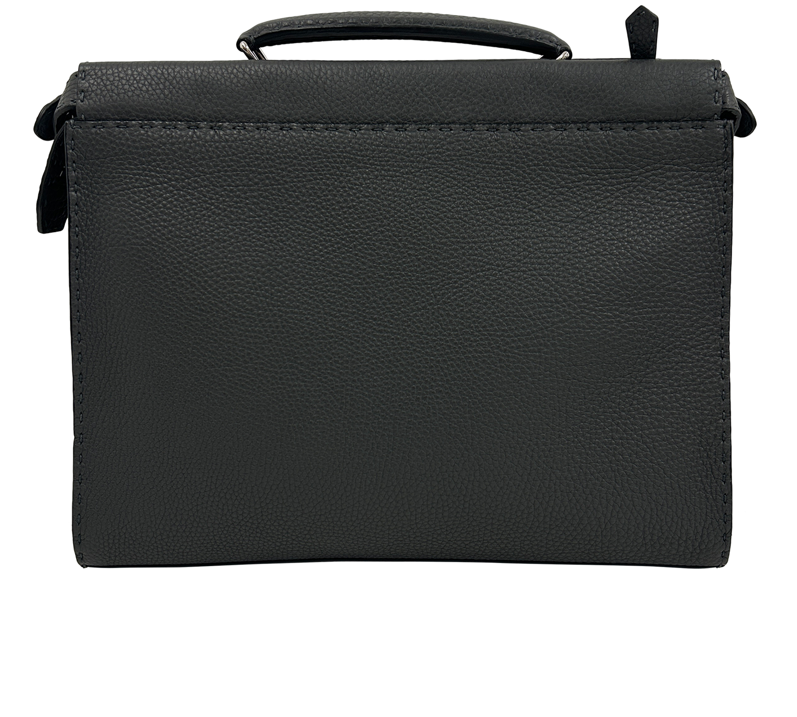 Maletín Hombre Selleria, 1.050&euro;, Bolso, Gris, Animal - Piel, Vista trasera