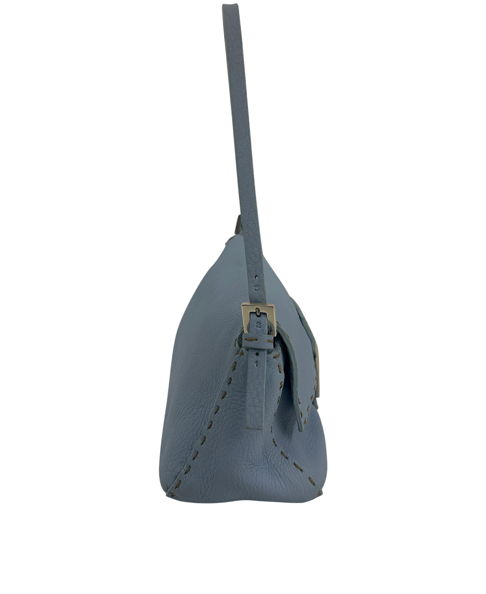 Baguette, 660&euro;, Bolso, Azul, Animal - Piel, Vista lateral