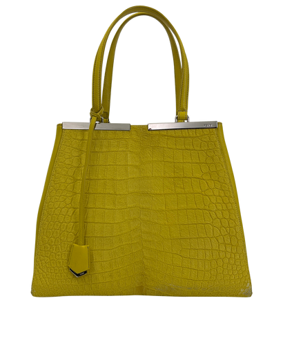 3 Jour, 590&euro;, Bolso, Amarillo, Animal - Pelo De Potro, Vista frontal
