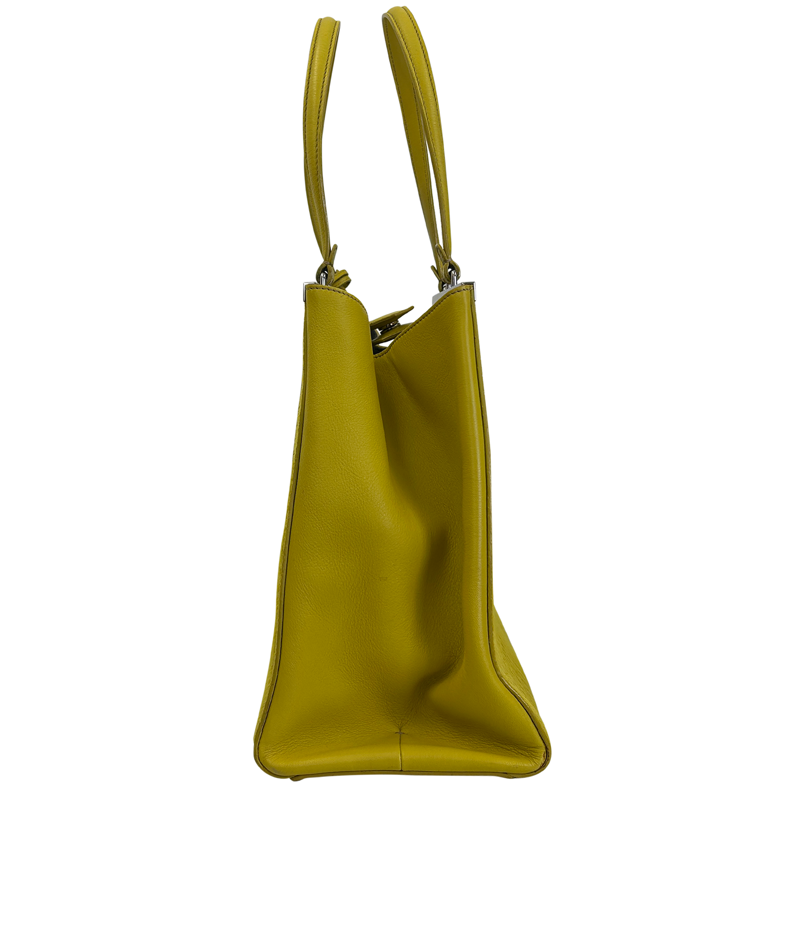 3 Jour, 590&euro;, Bolso, Amarillo, Animal - Pelo De Potro, Vista inferior