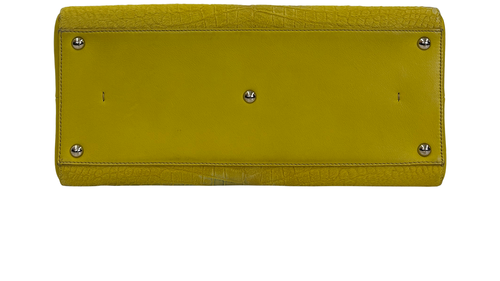 3 Jour, 590&euro;, Bolso, Amarillo, Animal - Pelo De Potro, Vista superior