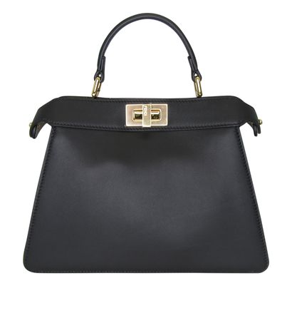 Peekaboo Small, 2.700&euro;, Bolso, Negro, Animal - Piel, Vista frontal