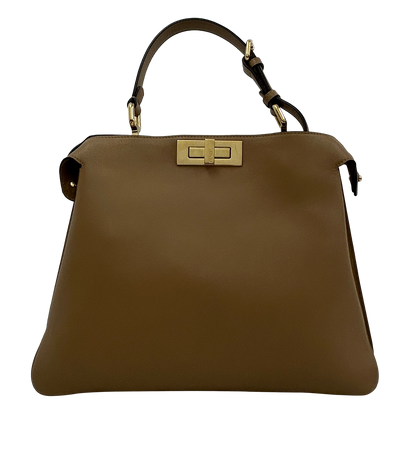Peekaboo Soft M, 2.990€, Bolso, Beige, Animal - Piel, Vista frontal