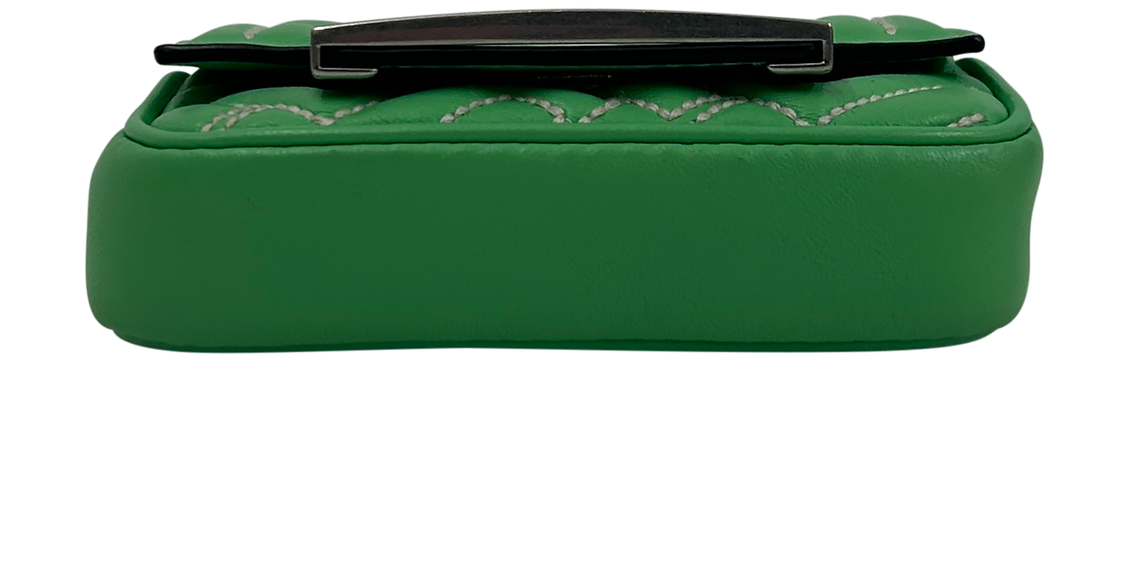 Nano Baguette, 490&euro;, Bolso, Verde, Animal - Piel, Vista superior