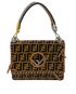 Kan I FF Embossed sin Correa, 1.300&euro;, Bolso, Marrón/Negro, Animal - Piel, Vista frontal