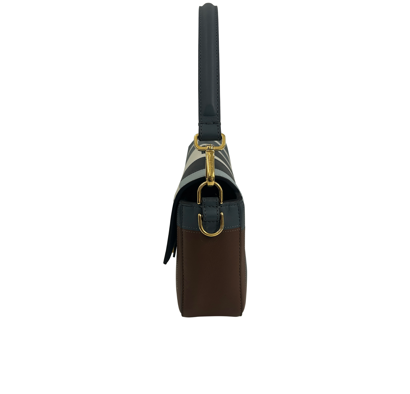 Vitelo Grace Baguette, 1.600&euro;, Bolso, Blanco/Gris/Marrón/Negro, Animal - Piel, Vista inferior