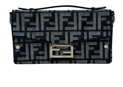 Baguette Baul, 1.400&euro;, Bolso, Azul, Textil - Denim, Vista frontal