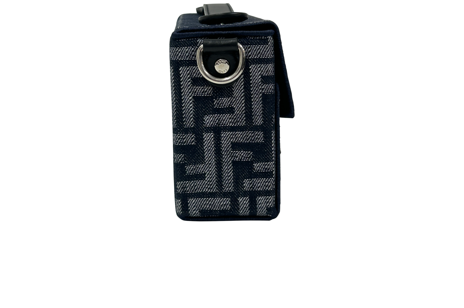 Baguette Baul, 1.400&euro;, Bolso, Azul, Textil - Denim, Vista lateral