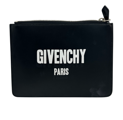 Clutch, 190&euro;, Accesorios, Negro, Cuero - Piel de cordero, Vista frontal