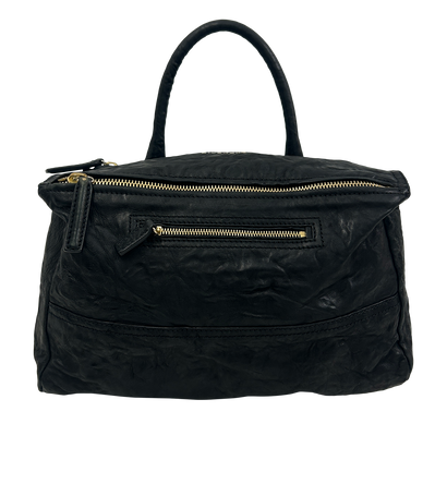 Pandora, 440€, Bolso, Negro, Animal - Piel, Vista frontal